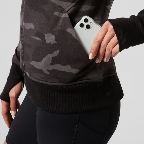 Athleta Jackets & Coats Athleta Triumph Printed Full Zip Jacket